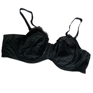 AUDEN Full Coverage Black Lace Unlined Underwire Bra Size 44DD Woman’s Intimates